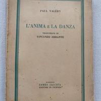 L'ANIMA E LA DANZA, P. Valery 1933, ediz. numerata