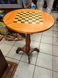 Tavolo in legno da gioco vintage