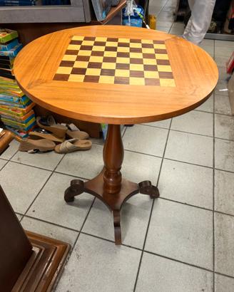 Tavolo in legno da gioco vintage