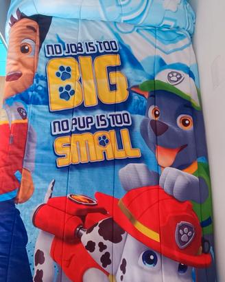 Piumone letto singolo logo Paw Patrol