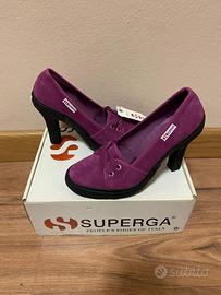 Scarpe shop superga tacco