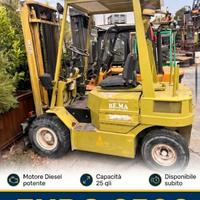 Carrello elevatore diesel muletto 2500 kg