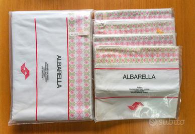 Lenzuola e federe anni 70, due colori