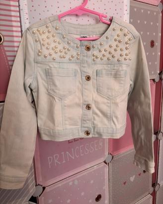 Giubbotto jeans bambina