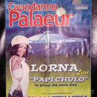 Flyer volantino capodanno 2003 palaeur roma lorna