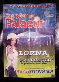 Flyer volantino capodanno 2003 palaeur roma lorna