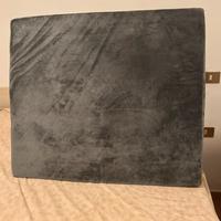 Cuscino  grigio sfoderabile 60x80x16cm