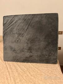 Cuscino  grigio sfoderabile 60x80x16cm