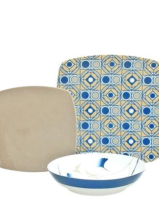Servizio Piatti Tognana quadrato x12 nuovo