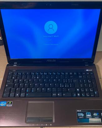 Asus pc portatile intel i7 ram 4gb hd 500gb