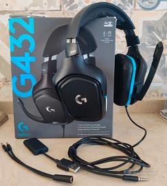 Logitech G432 Cuffie Gaming Cablate - Usate