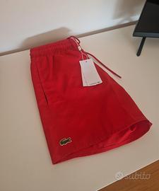 Lacoste Costume Taglia Small Rosso