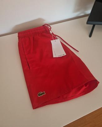 Lacoste Costume Taglia Small Rosso