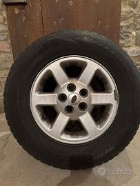 5 cerchi 255/65 Land Rover Discovery II