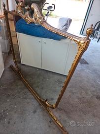 Specchio grande stile antico dorato – molto scenog