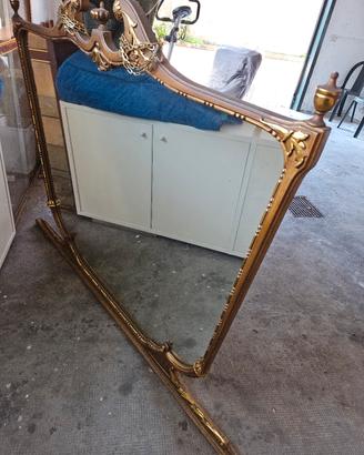Specchio grande stile antico dorato – molto scenog