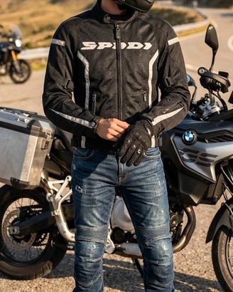 SPIDI giubbotto da moto estivo traforato mesh