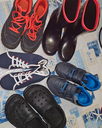 scarpe varie misure bambini