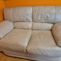 divano 2 posti in pelle