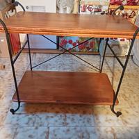 portatelevisore con tavolnetti da fumo