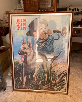 Poster d'epoca incorniciato raffigurante i