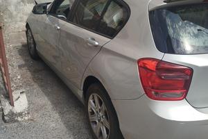  BMW serie 1 incidentata