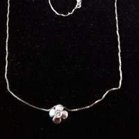 Girocollo con diamante 18k