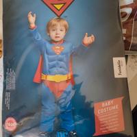 Vestito Halloween carnevale Superman 18 24 mesi