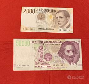 Banconote della lira