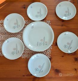 Set da dessert piattini e piatto grande Thuringia