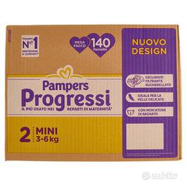 VENDUTO 140pz pannolini pampers progressi taglia 2