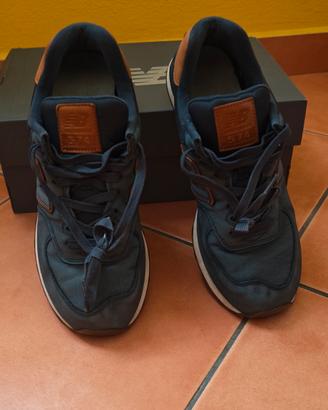 New Balance 574 colore Blu Vintage 