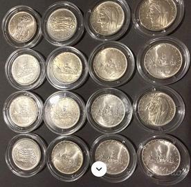 Stupendo lotto FDC 16 500 lire Caravelle Argento