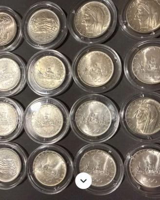 Stupendo lotto FDC 16 500 lire Caravelle Argento