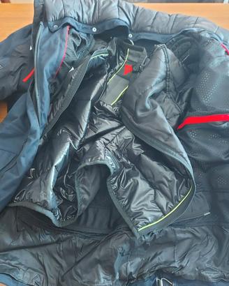Giacca da motociclista imbottita con protezioni