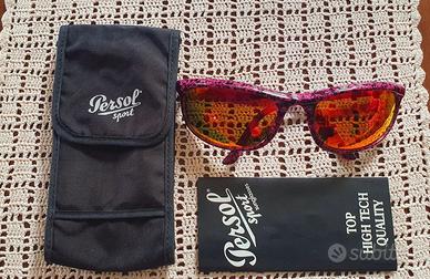 PERSOL 40162 02 SPORT ORANGE MIRROR VINTAGE 90s