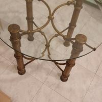 TAVOLINO ROTONDO IN CRISTALLO DESIGN