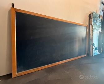 Grossa Lavagna scuola anni ‘70 ardesia vintage