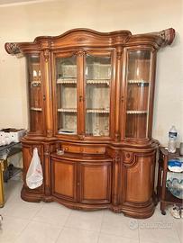 Credenza Vetrina Classica in Legno