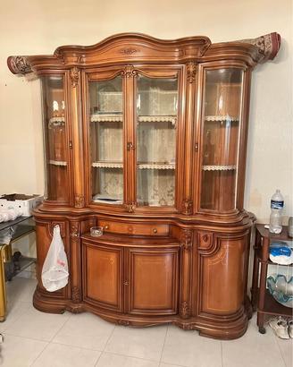 Credenza Vetrina Classica in Legno