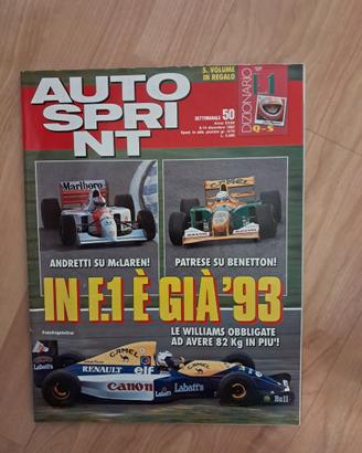 Autosprint 1992 Nuovi Piloti: Michael Schumacher,