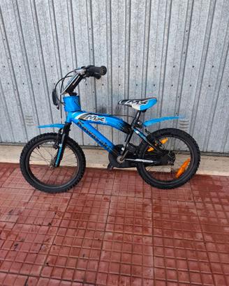 Bicicletta bimbo azzurra 12' Kavasaki