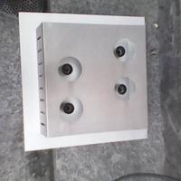 Plafoniera anni '75 in acciaio inox spazzolato
