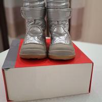 Stivali da neve argento n 25