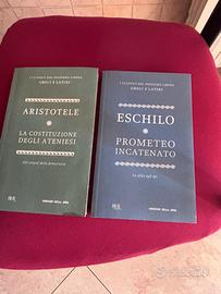 Libri,  Aristotele, Eschilo