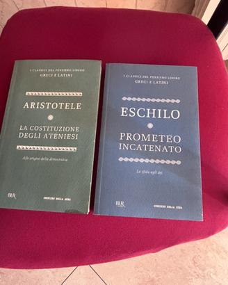 Libri,  Aristotele, Eschilo