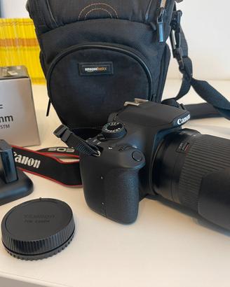 CANON EOS 1200D + accessori + obiettivi