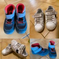 Set 2 scarpe invernali bambino 3-4 anni numero 29