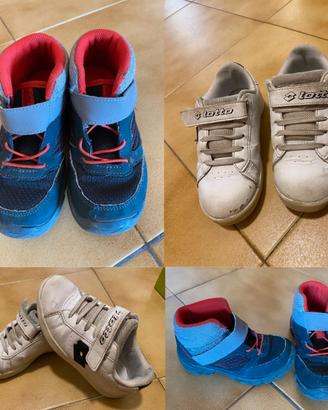 Set 2 scarpe invernali bambino 3-4 anni numero 29