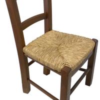 Sediolina Poltroncina Sedia Baby Bimbi Legno noce